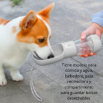 BOTELLA PORTATIL 4 EN 1 MULTIFUNCIONAL PARA MASCOTAS